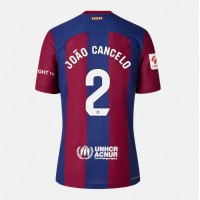 Camiseta Barcelona Joao Cancelo #2 Primera Equipación Replica 2023-24 para mujer mangas cortas